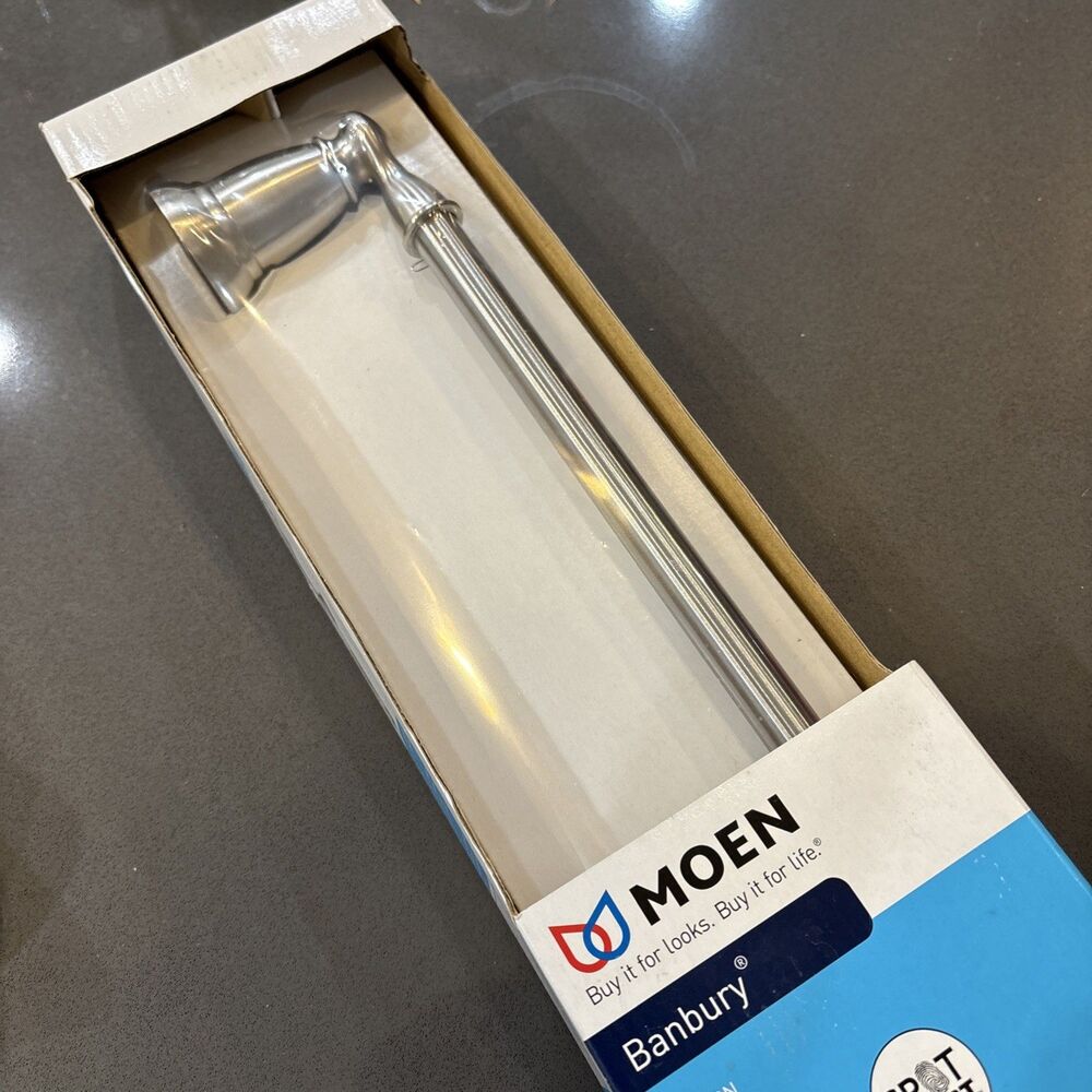NIB MOEN Banbury 18 in. Towel Bar Spot Resist Brushed Nickel Y2618BN Sealed